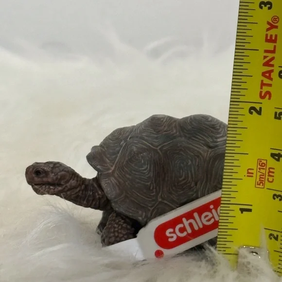 Brown Tortoise Figurine - Realistic Small Pets Toy - Picture 7 of 8